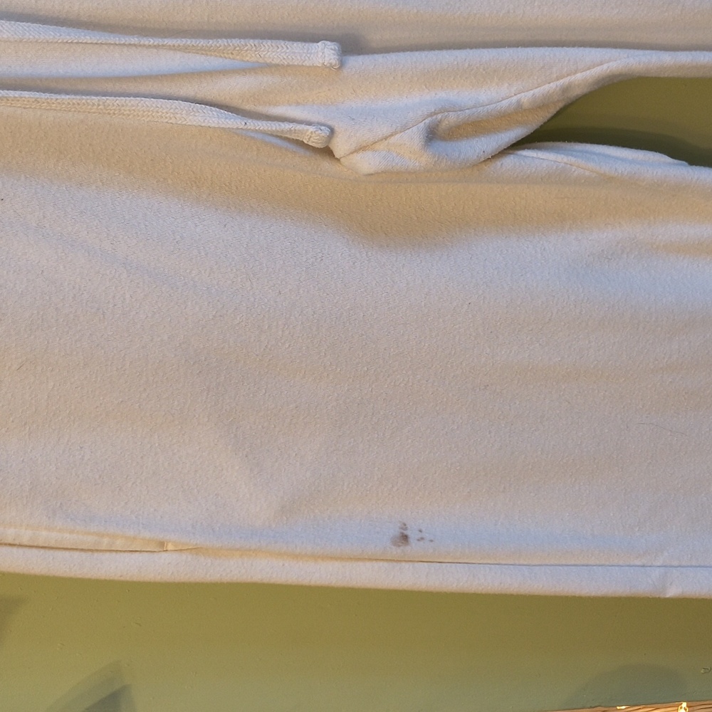 Women's K-Swiss Cream Gold  Logo Sweatpant Jogger M - Picture 2 of 10